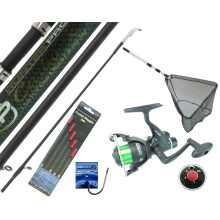 Hunter Pro 11' Rod & HP40 Reel + R-201 Net, Wagglers, Shot & Hooks