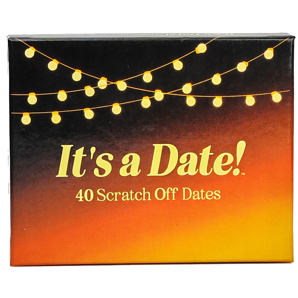 Date! 40 Fun and Romantic Scratch Card Date Ideas, Family Party Trivia Card Quiz Game