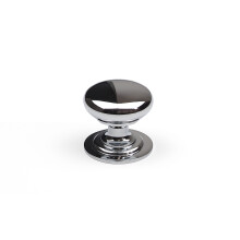 Polished Chrome Knob 42mm Traditional Pull