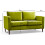 Boxfit Grass Fabric 2 Seater Sofa 4
