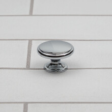 (38mm Knob) Polished Chrome Kitchen Cabinet Handle & Knob