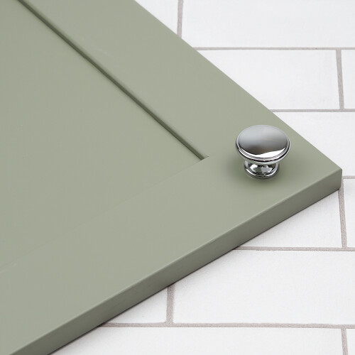 (38mm Knob) Polished Chrome Kitchen Cabinet Handle & Knob 2