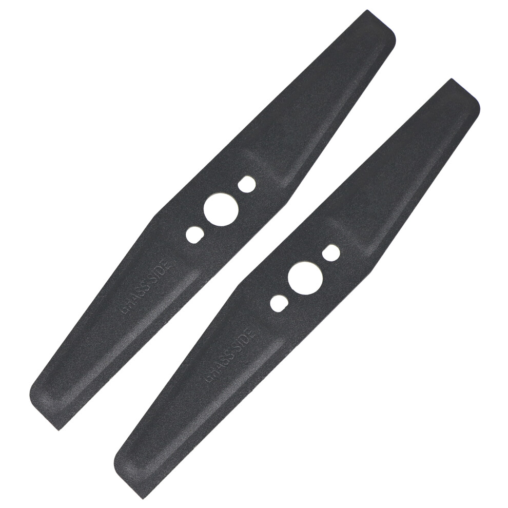 Spares2go Metal Blade For Flymo Hover Vac Turbo Lite 250 Lawnmower (25Cm, Pack Of 2)
