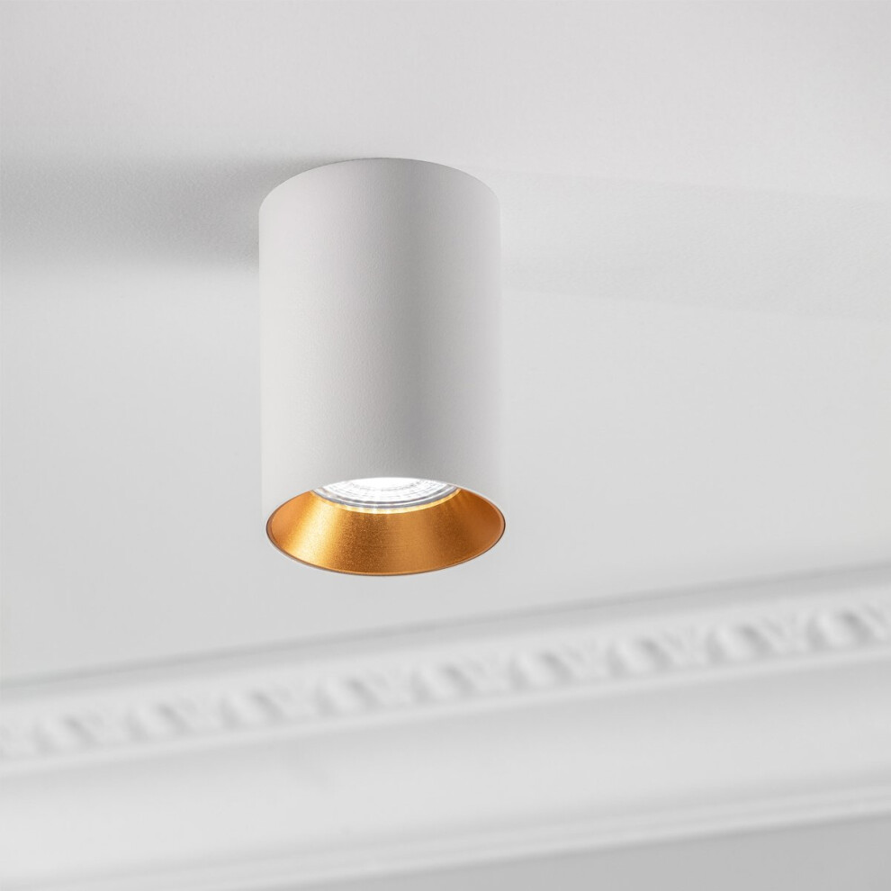 CGC White Round Cylinder Surface Mount GU10 Ceiling Downlight