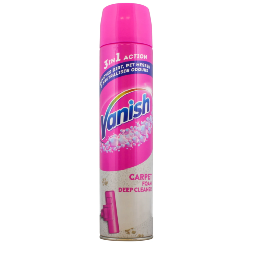 Vanish Vanish Carpet Foam Deep Cleaner 600ml.