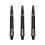 RED DRAGON Nitrotech Medium Stems - Solid Black - 3 sets per pack (9 Stems in total) 2