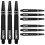 RED DRAGON Nitrotech Medium Stems - Solid Black - 3 sets per pack (9 Stems in total) 1