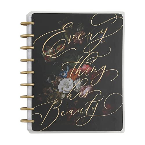 Happy Planner 2023 Daily Planner - Gold & Black Vertical Layout 12-Month Calendar