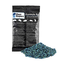 Pest Expert Formula B+ Advanced Rat Killer Poison 1.5kg | Fast-Acting, Maximum Strength Brodifacoum, Single-Feed (15x100g)