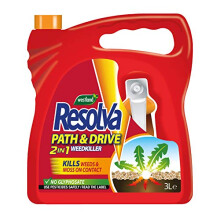 Resolva 20300516 Path & Drive Ready to Use Weed Killer 3L, Natural