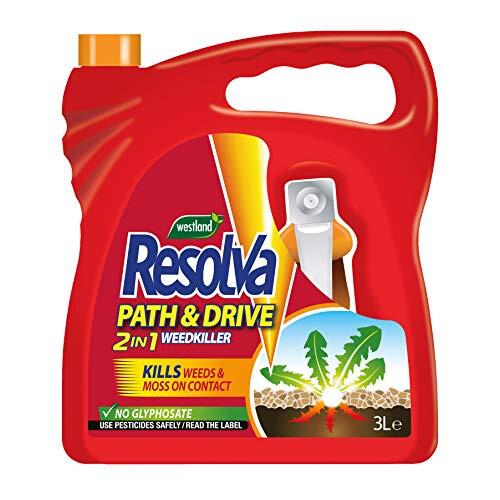 Resolva Resolva 20300516 Path & Drive Ready to Use Weed Killer 3L, Natural