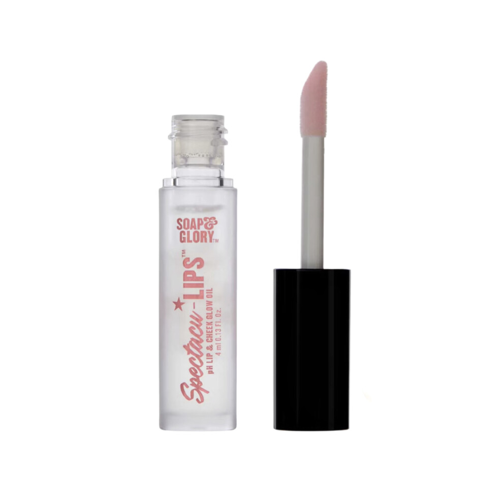 Soap & Glory Spectacu-Lips pH Lip & Cheek Glow Oil - Clear to Pink 4ml