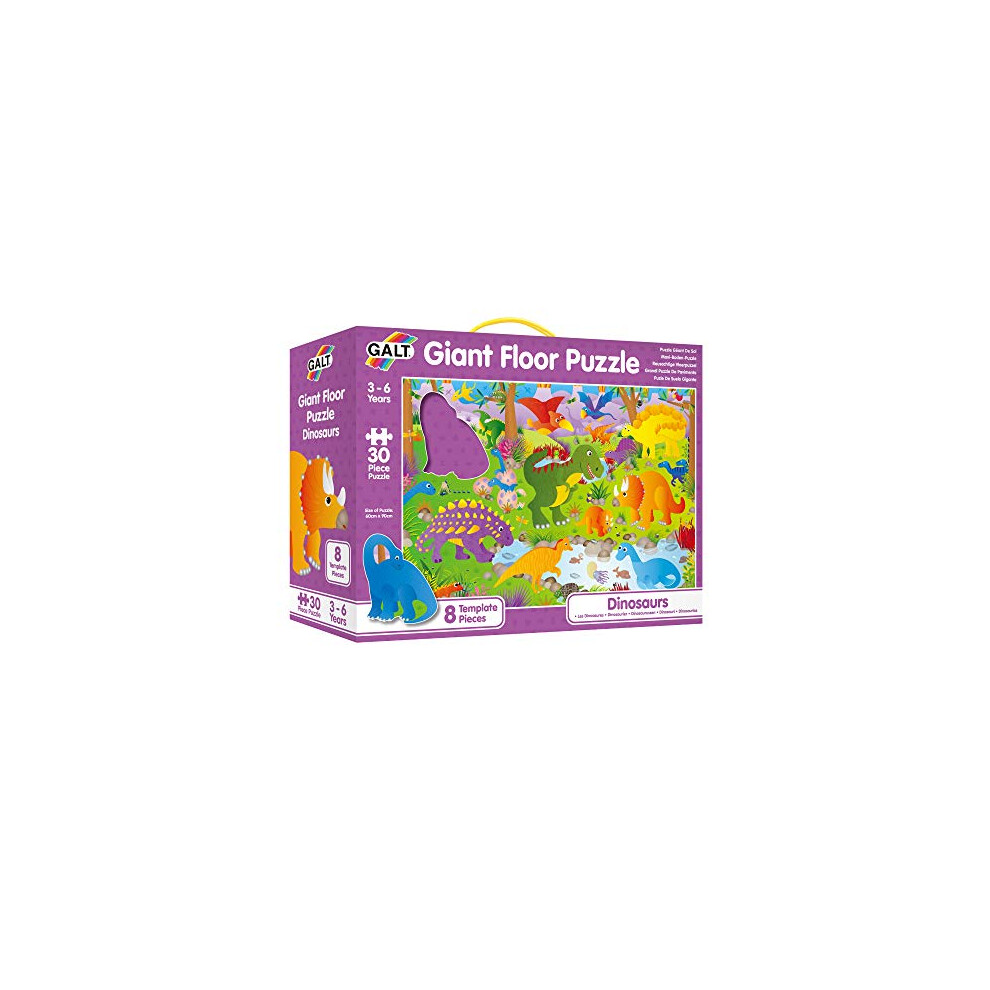 Galt Toys, Giant Floor Puzzle - Dinosaurs, Floor Puzzles For Kids, Ages 3 Years Plus