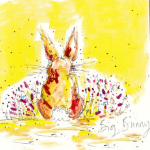 Tabitha Corbett 'Big Bunny' Bunnytastic Fun! Artistic Easter Greeting Card