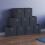 Vida Designs (Black, 9) Durham Basket Set Drawers Bookcase Organiser Box 3