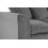Byron Grey Fabric LHC Corner Sofa 2