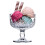URBN Living (2 Bowls) Footed Ice Cream Sundae Dessert Glasses Bowl Set 4