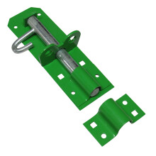 (8 Inch (225MM), Green) Heavy Duty Brenton Pad Bolt (Sliding Gate Latch)