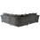 Canterbury Grey Fabric High Back Corner Sofa 2