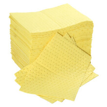 FENTEX CHEMICAL SPILL PADS 40CM X 50CM YELLOW