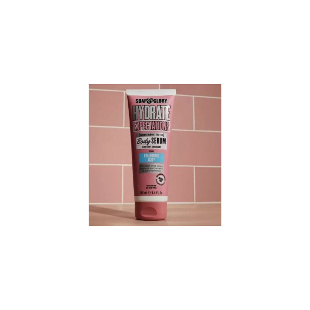 Womens Beauty Soap & Glory Pink HYDRATE EXPECTATIONS Softening Body Serum 250ml