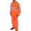 BEESWIFT HI-VIS PU BREATHABLE COVERALL ORANGE M 1