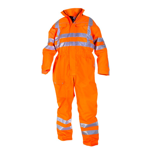 HYDROWEAR UELSEN HI-VIS WATERPROOF WINTER COVERALL ORANGE M