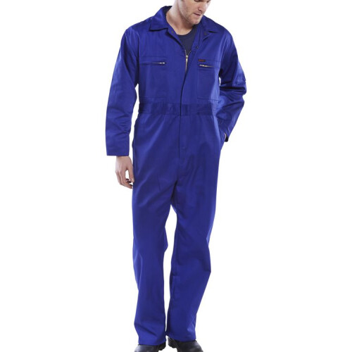 BEESWIFT HEAVYWEIGHT BOILERSUIT ROYAL BLUE 56