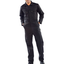 BEESWIFT HEAVYWEIGHT BOILERSUIT BLACK 48
