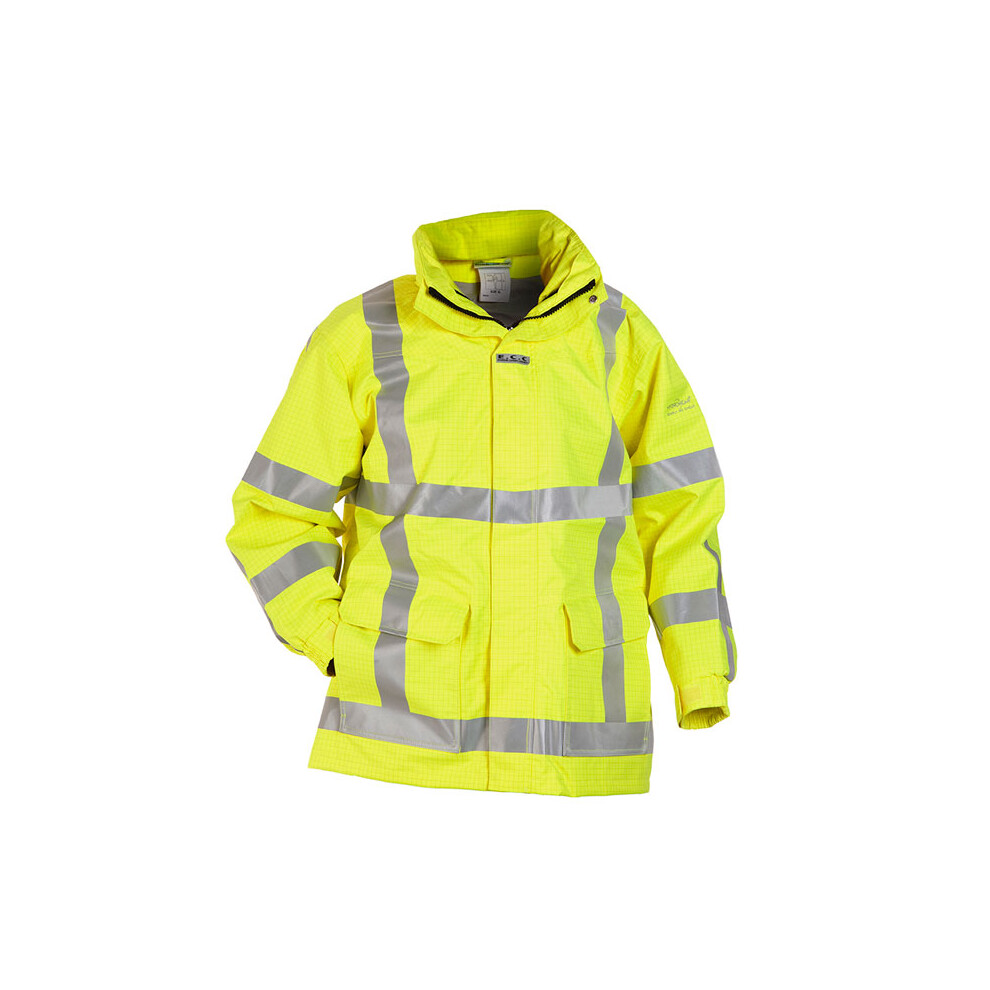 Hydrowear Markelo Multi Simply No Sweat Flame Retardant Anti - Static Waterproof Parka Saturn Yellow S - Image 5