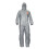 TYCHEM 6000F HOODED DISPOSABLE COVERALL GREY S 1