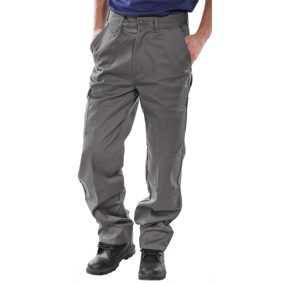 Beeswift Heavyweight Drivers Trousers Grey 48 5030566059520
