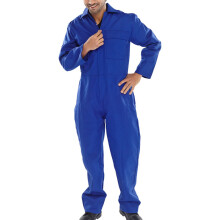 BEESWIFT FIRE RETARDANT BOILERSUIT ROYAL BLUE 40