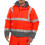 BEESWIFT TWO-TONE HI-VIS BOMBER JACKET RED/GREY 5XL 1