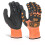 BEESWIFT GLOVEZILLA SANDY NITRILE COATED GLOVES ORANGE XXL 1
