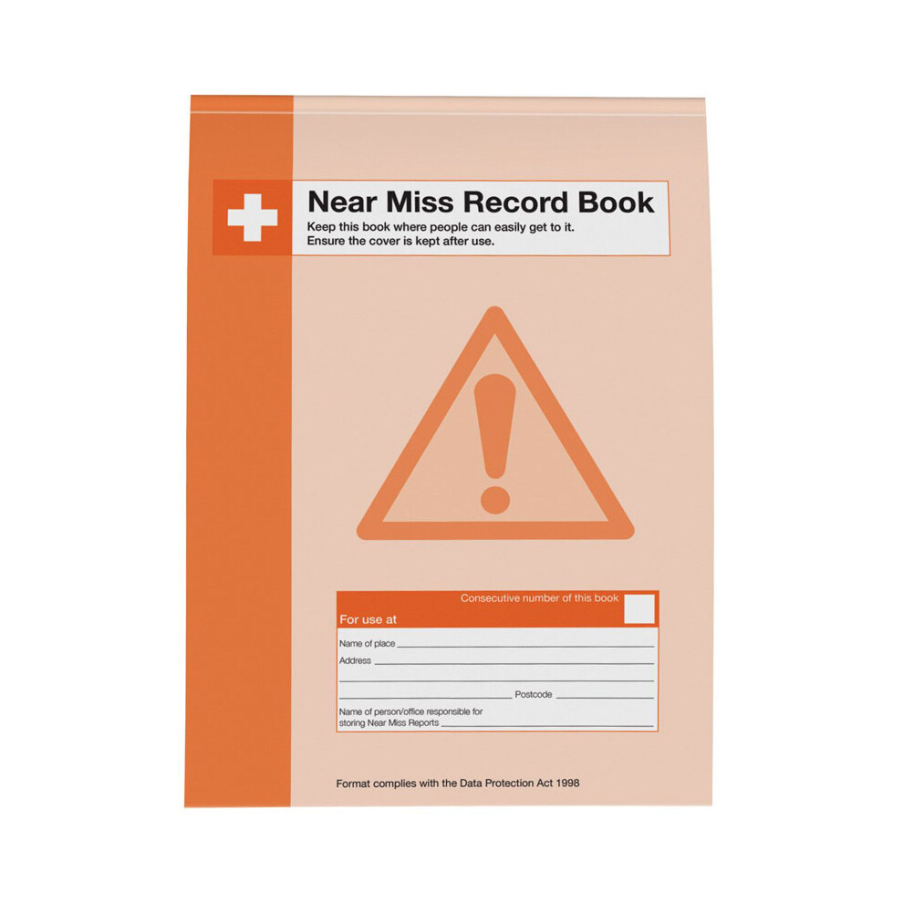 CLICK MEDICAL NEAR MISS RECORD BOOK ORANGE