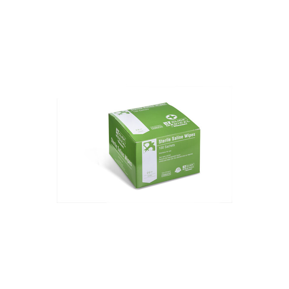 Click - CLICK MEDICAL STERILE SALINE WIPES -