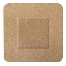 HYGIOPLAST FABRIC SQUARE PLASTERS 100 FLESH