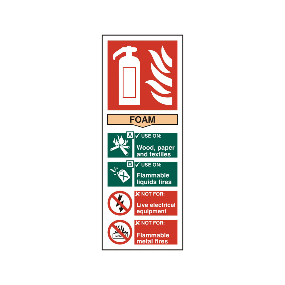 Beeswift - Fire Extinguisher Foam Sav Pk5 82Mm X 202Mm - 5030566000713
