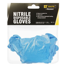 NITRILE DISPOSABLE GLOVE PACK OF 5 PAIRS BLUE XL
