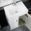 NES Home Nes Home 450mm White 2 Doors Basin Vanity Unit Wall Hung Cabinet Flat Pack 5
