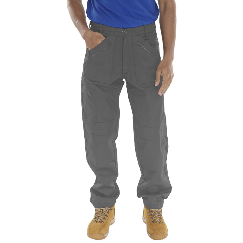 Beeswift Action Work Trousers Grey 44 5030566266836