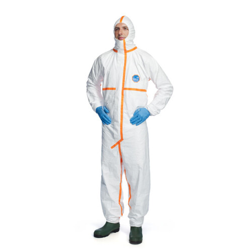 TYVEK 800J HOODED COVERALL WHITE XL