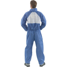 3M 4530 FLAME SPREAD RETARDANT SR DISPOSABLE COVERALL BLUE/WHITE XXL