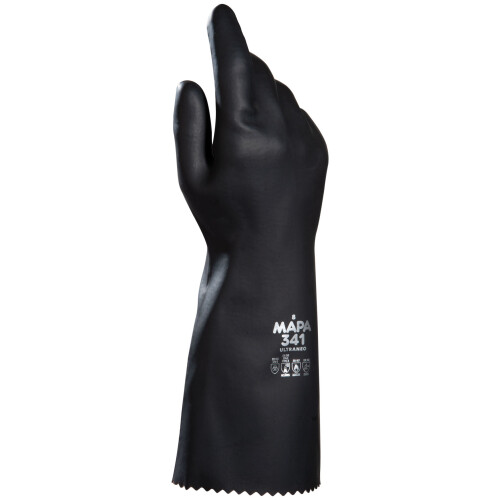 MAPA ULTRANEO 341 GAUNTLET GLOVES BLACK L