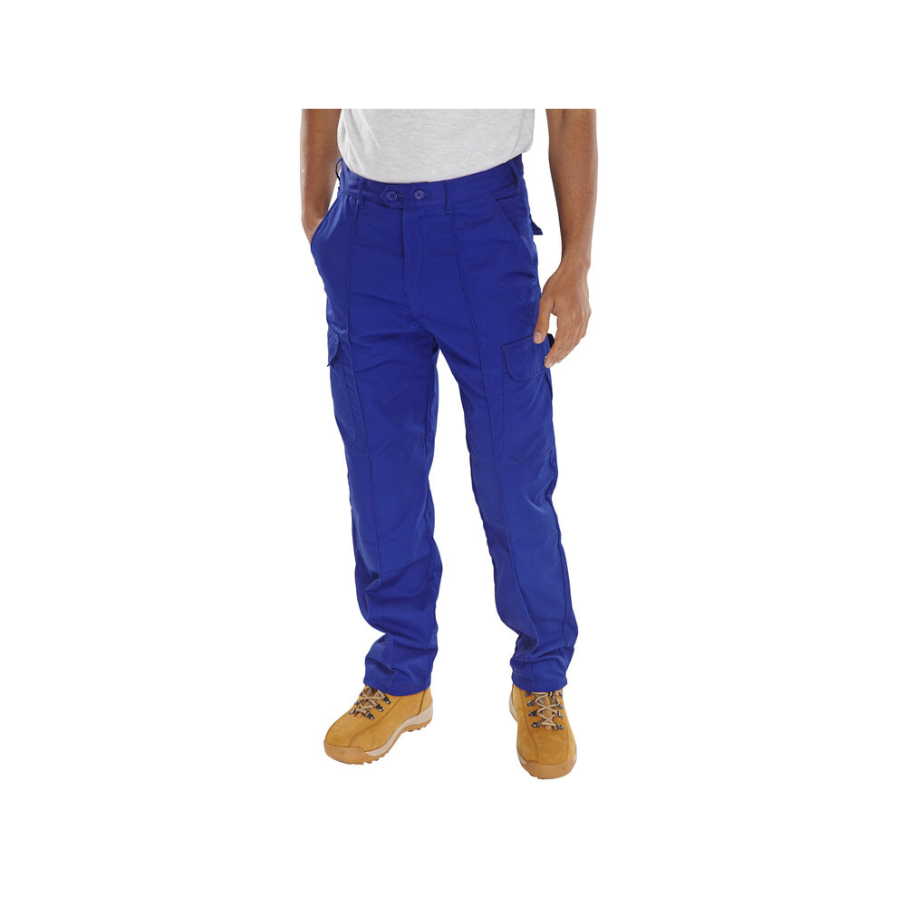 Beeswift Super Drivers Trousers Royal Blue 40 5030566045790
