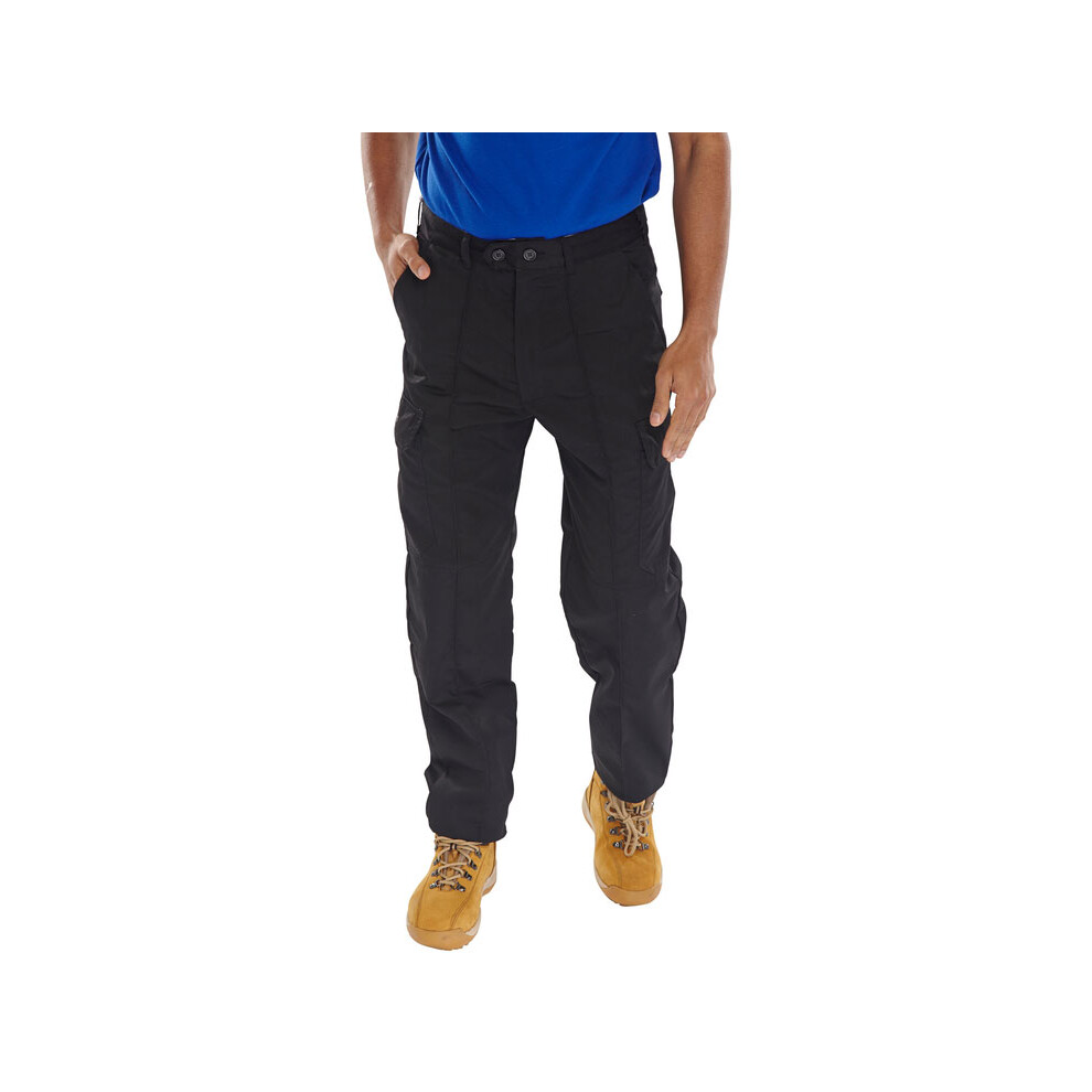 Beeswift Super Drivers Trousers Black 50S 5030566254581