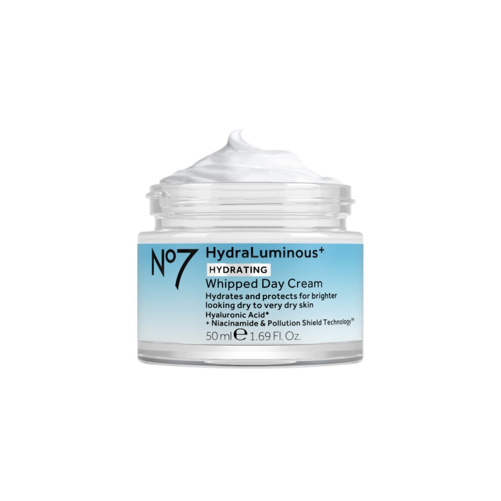 No7 HydraLuminous+ Whipped Day Cream 50ml