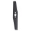 SPARES2GO Metal Blade for Flymo Hover Vac Turbo Lite 270 Lawnmower (27cm) 11