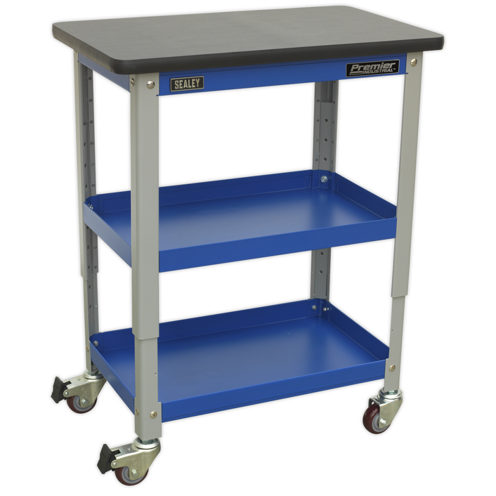 Sealey - Api2103 Industrial 3-Level Workshop Trolley